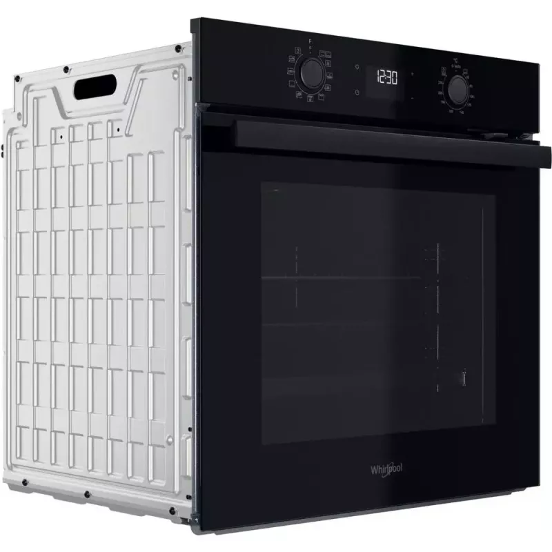 Iebūvējamā elektriskā cepeškrāsns WHIRLPOOL OMR58HU1B — 71 L, A+, hidrolītiskā pašattīrīšanās, konvekcija, grils, teleskopiskā sliede