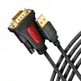 Axagon ADS-1PSN USB-A 2.0 – RS-232 DB9-M Prolific adaptera kabelis 1,5m