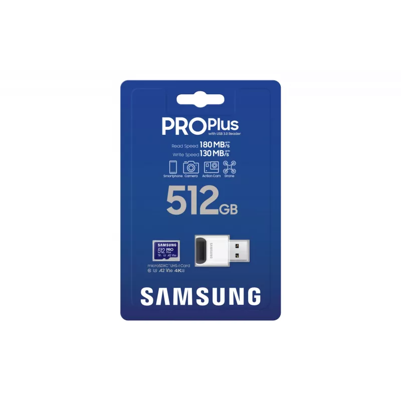 Samsung MB-MD512S 512 GB MicroSDXC UHS-I Class 10