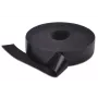 DIGITUS Velcro Lente, 20 mm plata strukturētai kabeļu ievilkšanai, 10 m ruļlis, melna