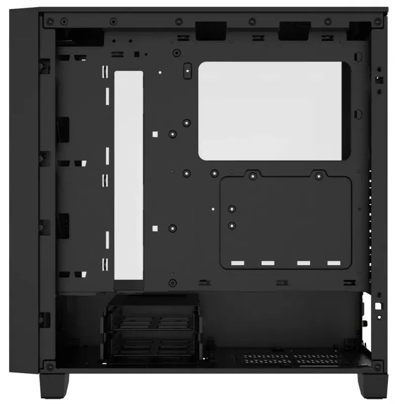 CORSAIR 3000D RGB AIRFLOW melns vidējais tornis ATX korpuss