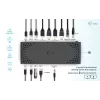 i-tec USB 3.0 / USB-C / Thunderbolt 3 Divu Displeju Dokošanas Stacija Gen2 + Barošana 100W
