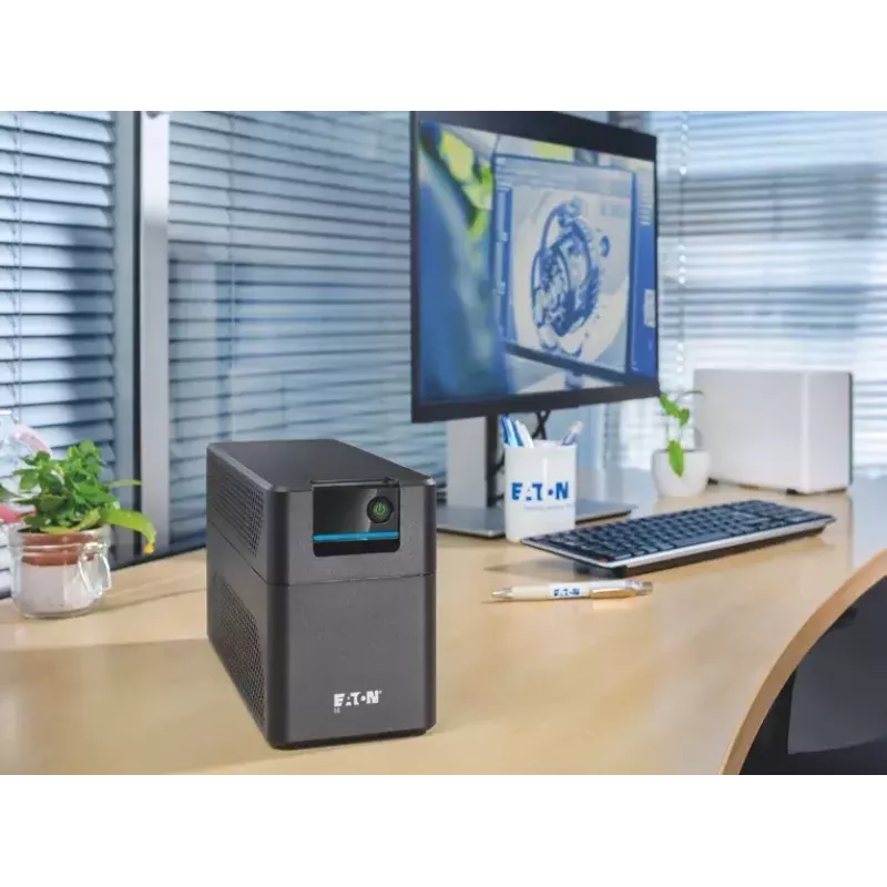 UPS Eaton 5E Gen2 1600 USB Line-Interactive 1,6 kVA / 900 W, 4x F tipa kontaktligzdas, USB, tornis, melna