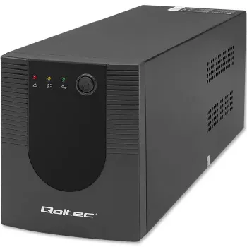 Qoltec 53777 UPS Line-Interactive 2 kVA 1200 W 4 AC ligzdas
