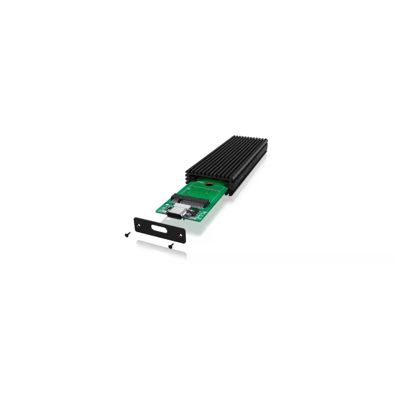 ICY BOX IB-1816M-C31 SSD ārējais korpuss U.2 Melns