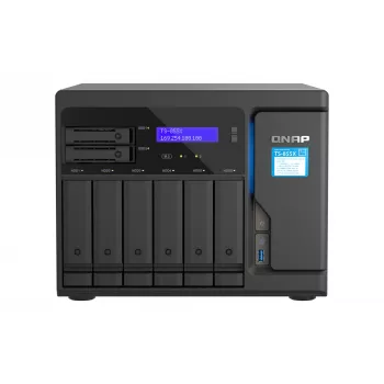 QNAP TS-855X SAN Tornis Intel Atom C5125 8 GB DDR4 0 TB QNAP QTS Melns