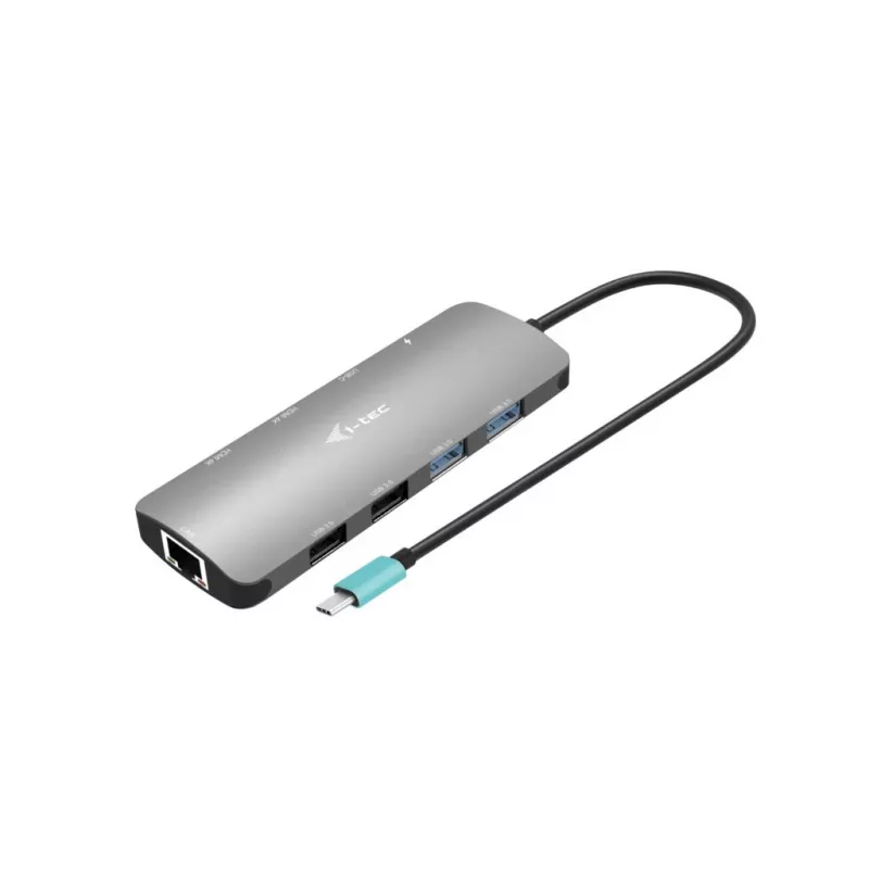 i-tec USB-C Metal Nano 2x Display Dokstacija + Power Delivery 100 W