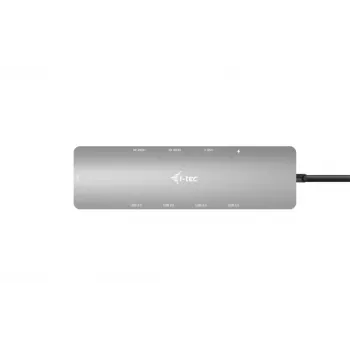 i-tec USB-C Metal Nano 2x Display Dokstacija + Power Delivery 100 W