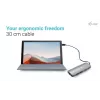 i-tec USB-C Metal Nano 2x Display Dokstacija + Power Delivery 100 W