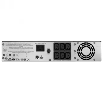 APC Smart-UPS C, Line Interactive, 2000VA, Rackmount 2U, 230V, 6x IEC C13 kontaktligzdas, USB un Serial komunikācija, AVR, grafiskais LCD