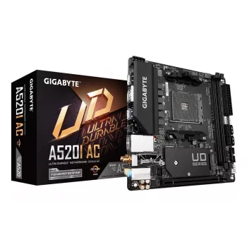 GIGABYTE A520I AC mātesplate – atbalsta AMD Ryzen 5000 sērijas AM4 procesorus