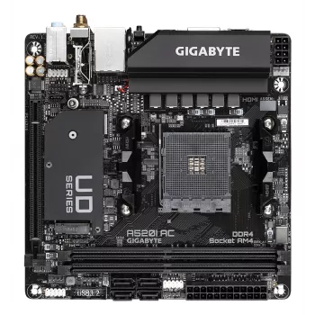 GIGABYTE A520I AC mātesplate – atbalsta AMD Ryzen 5000 sērijas AM4 procesorus