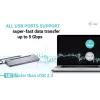 i-tec USB-C Metāla Ergonomiska 3x 4K Displeju Dokstacija ar 100 W Barošanu + Universāls Lādētājs 100 W