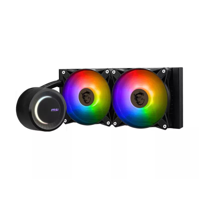 MSI MAG Coreliquid E240 šķidruma dzesēšanas komplekts, 12 cm, melns