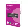 ADATA SC610 2 TB ārējais SSD, USB 3.2 Gen 2, 550/500 MB/s, melns