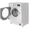 Whirlpool BI WMWG 81485 PL iebūvējamā veļas mazgājamā mašīna, priekšējā ielāde, 8 kg, 1400 apgr./min, balta