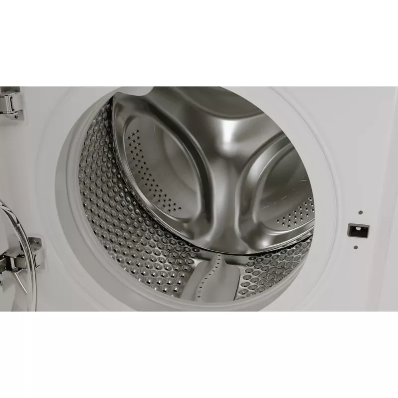 Whirlpool BI WMWG 81485 PL iebūvējamā veļas mazgājamā mašīna, priekšējā ielāde, 8 kg, 1400 apgr./min, balta