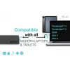 i-tec USB 3.0 / USB-C / Thunderbolt 3 Professional Dual 4K Displeja Dokstacijas Otrā Paaudze + 100W Barošana
