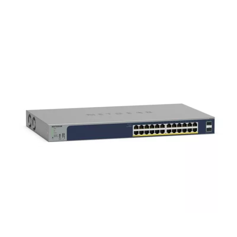 NETGEAR GS724TPv3 pārvaldāms L2 Gigabit Ethernet (10/100/1000) PoE slēdzis, pelēks