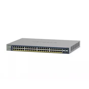 NETGEAR GS728TP pārvaldāms L2/L3/L4 Gigabit Ethernet (10/100/1000) Power over Ethernet (PoE) slēdzis, pelēks