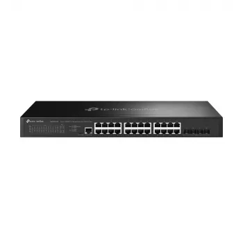 TP-Link Omada 24-Port 2.5GBASE-T L2+ pārvaldāms slēdzis ar 4 10GE SFP+ slotiem