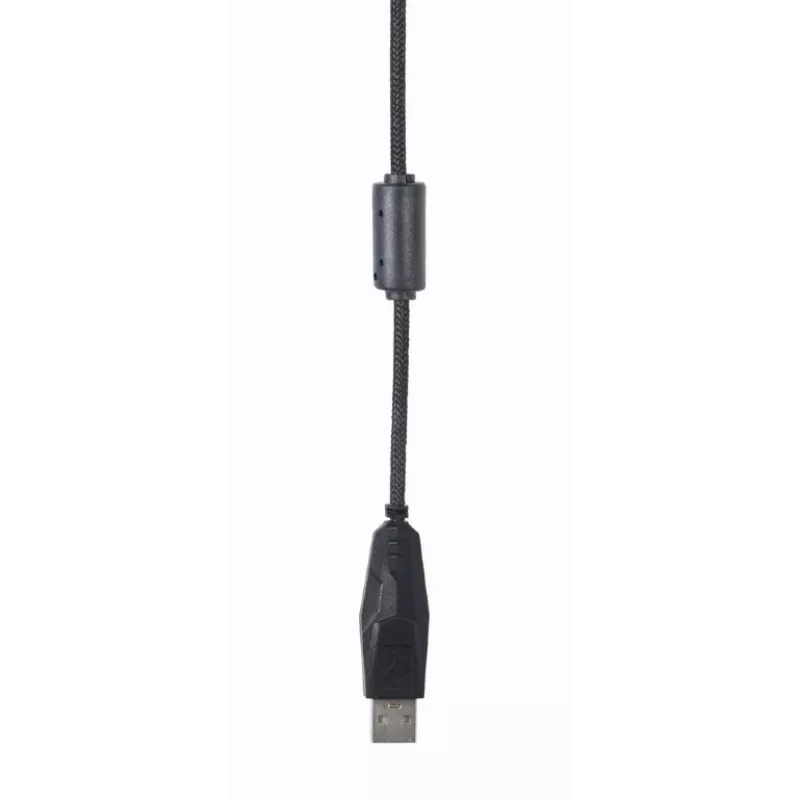 Gembird MUS-UL-02 vadu USB pele ar pamatgaismojumu, 6 pogas, melna