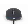 Gembird MUS-UL-02 vadu USB pele ar pamatgaismojumu, 6 pogas, melna