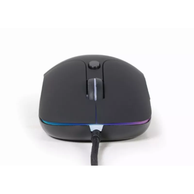 Gembird MUS-UL-02 vadu USB pele ar pamatgaismojumu, 6 pogas, melna