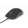 Gembird MUS-UL-02 vadu USB pele ar pamatgaismojumu, 6 pogas, melna