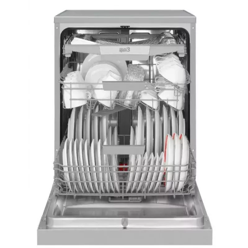 Brīvstāvoša trauku mazgājamā mašīna AMICA DFM64C7EOQIH, 14 komplekti, Inox, 47 dB, Energoklase C
