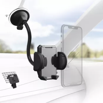 Hama Multi 00201521 Melns mobilā tālruņa turētājs automašīnai