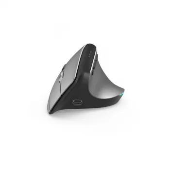 Hama 00182691 vertikālā pele Office, labā roka, RF bezvadu + Bluetooth, optiskā, 2400 DPI