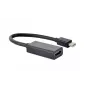 Mini DisplayPort uz HDMI kabelis Gembird A-MDPM-HDMIF4K-01 0.15 m, 4K, melns