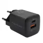 Lādētājs QOLTEC 50764 iekštelpu AC ātrais lādētājs USB-C 35W PD 3.0 + USB-A, 5–20V, C tipa eirospraudnis