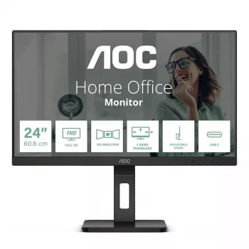 AOC 24P3CV datora monitors 60.5 cm (23.8 collas) 1920 x 1080 pikseļi Full HD LED Melns
