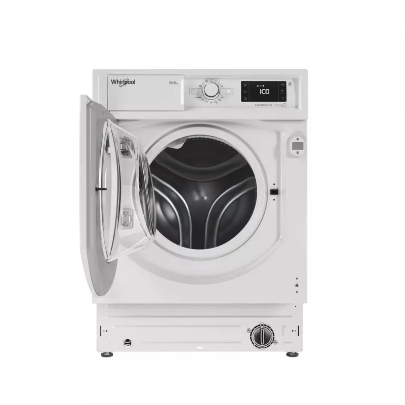 Whirlpool FreshCare BI WDWG 861485 EU iebūvējamā veļas mazgātāja-žāvētāja, 6 kg, balta