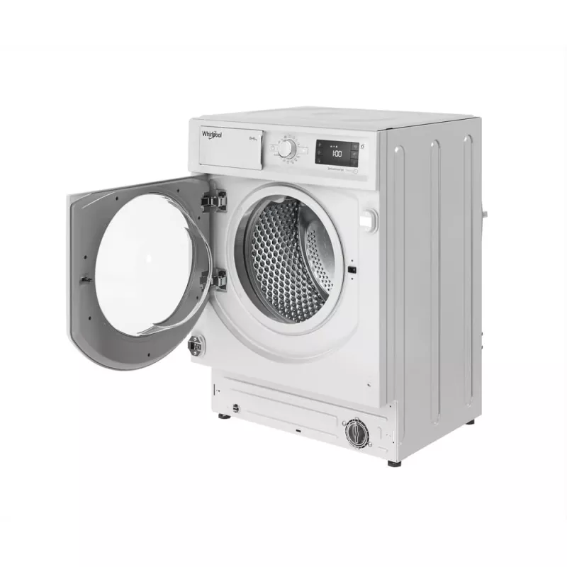 Whirlpool FreshCare BI WDWG 861485 EU iebūvējamā veļas mazgātāja-žāvētāja, 6 kg, balta