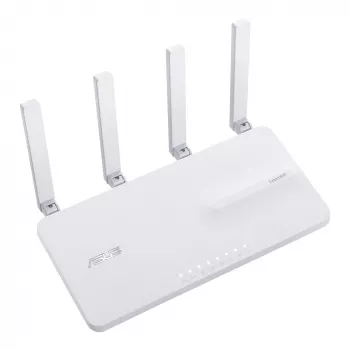 ASUS ExpertWiFi EBR63 – Profesionāls WiFi 6 maršrutētājs, piekļuves punkts, slēdzis un drošības vārteja, Gigabit Ethernet, divjoslu (2.4 GHz / 5 GHz), balts