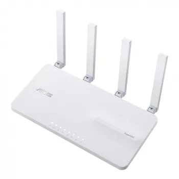 ASUS ExpertWiFi EBR63 – Profesionāls WiFi 6 maršrutētājs, piekļuves punkts, slēdzis un drošības vārteja, Gigabit Ethernet, divjoslu (2.4 GHz / 5 GHz), balts