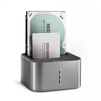 Axagon ADSA-DC SuperSpeed USB DUAL 2.5/3.5 collis HDD/SSD DUAL dokstacija