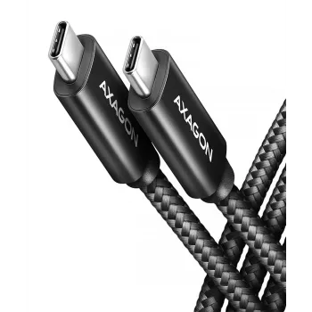 USB kabelis Axagon BUCM4X-CM10AB USB4 Gen 3x2 1m Melns