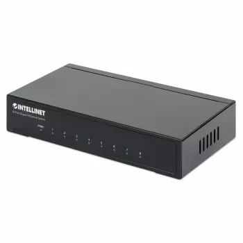 Intellinet 8-Port Gigabit Ethernet Slēdzis, darbvirsmas izmērs, metāla korpuss, IEEE 802.3az (Energy Efficient Ethernet)