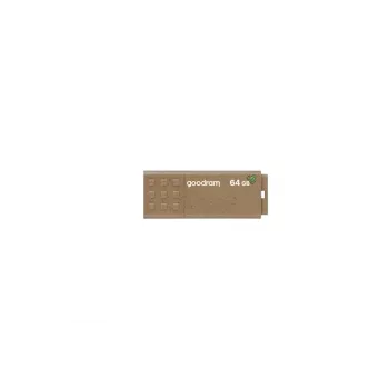USB zibatmiņa GOODRAM UME3 64 GB, USB Type-A 3.2 Gen 1, lasīšana 60 MB/s, rakstīšana 20 MB/s, brūna