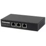 Intellinet 2-Portu Gigabit Augstas Jaudas PoE+ Pagarinātājs Retranslators, IEEE 802.3at/af PoE+/PoE, metāla korpuss