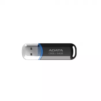 USB zibatmiņa ADATA C906 64 GB USB Type-A 2.0, melna, ar aizsargvāciņu