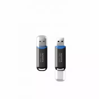 USB zibatmiņa ADATA C906 64 GB USB Type-A 2.0, melna, ar aizsargvāciņu