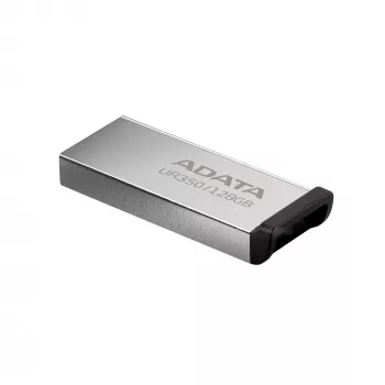 ADATA UR350 USB zibatmiņa 128 GB USB Type-A 3.2 Gen 1 Melns, Sudrabs