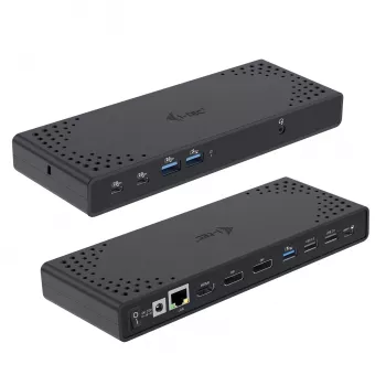 i-tec USB-C Triple Display Docking Station Gen 2 Power Delivery 100W Vadu 3.2