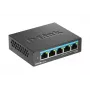 D-Link DMS-105 5 portu 2.5G Multi-Gigabit galddatora slēdzis, nekonfigurējams L2, 5x2.5G porti