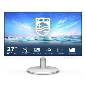 Philips V Line 271V8AW/00 27 collu Full HD IPS LCD monitors, 1920×1080, 75 Hz, 4 ms, 250 cd/m², VESA 100×100, skaļruņi, HDMI un VGA